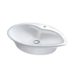 Фото ARTIZE Tiaara TIS-WHT-73931 Раковина, встраиваемая сверху, накладная