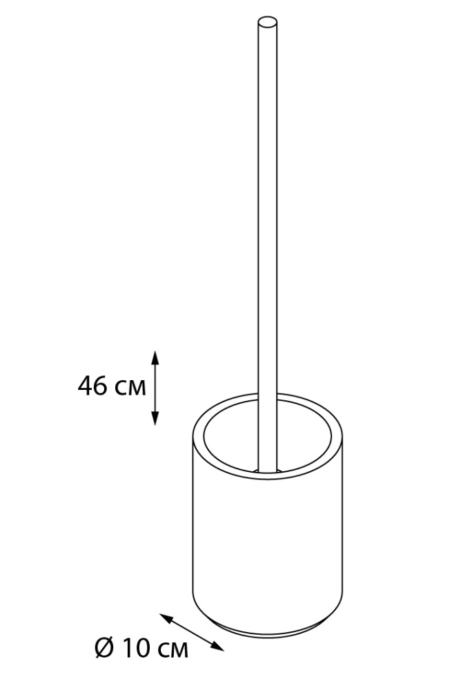 Фото Ершик для туалета FIXSEN Rich (FX-251-5)