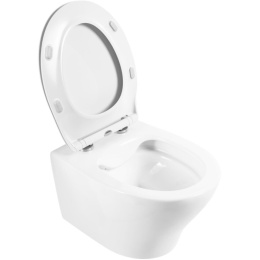 Комплект 4 в 1 Унитаз подвесной BelBagno ACQUA BB340CHR + Система инсталляции для унитазов BelBagno