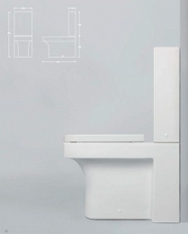 Фото Бачок для унитаза Azzurra Tulip TUL400B1/MBL