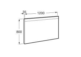 Зеркало с подсветкой Roca Prisma (812262000)