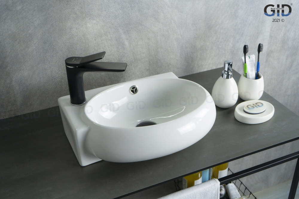 Фото Раковина подвесная Gid N9100R (Чаша справа)