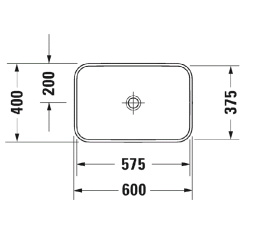 Фото Раковина 60 см Duravit Happy D.2 Plus 2359606100, белый