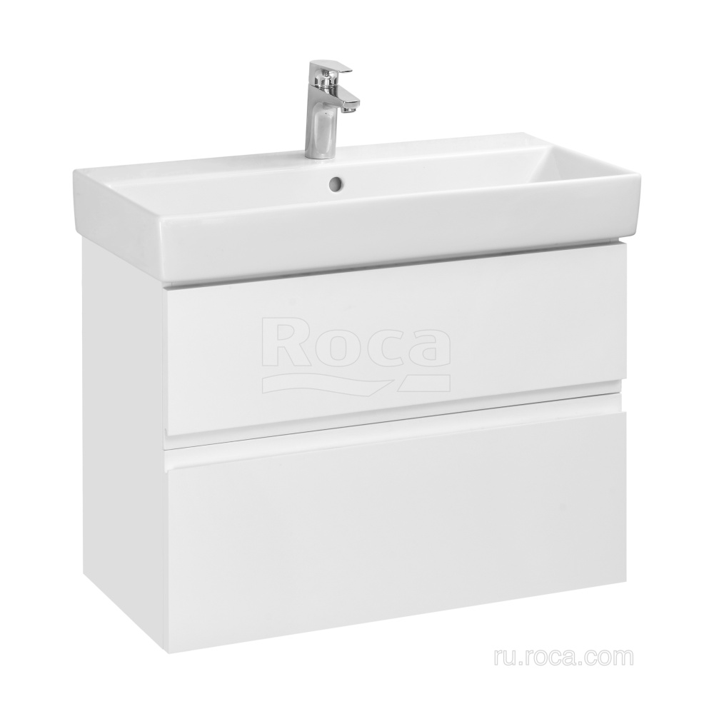 Фото Тумба под раковину Roca Oleta (A857640501) белый, матовый