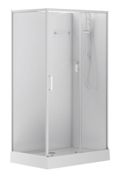 Фото Душевая кабина 120x80x202 Aquanet (00281968) Без гидромассажа, Акрил, Поддон низкий