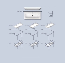 Фото Раковина подвесная Hatria Daytime (Y0YS01) белый