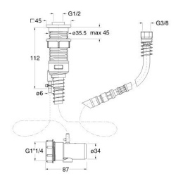 Cristina PD46851 Душевой шланг
