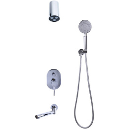 Фото Душевая система Bronze de Luxe Scandi (14582-501C) хром