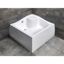 Акриловый поддон для душа Radaway Korfu C 90x90x48 белый 4C99400-03