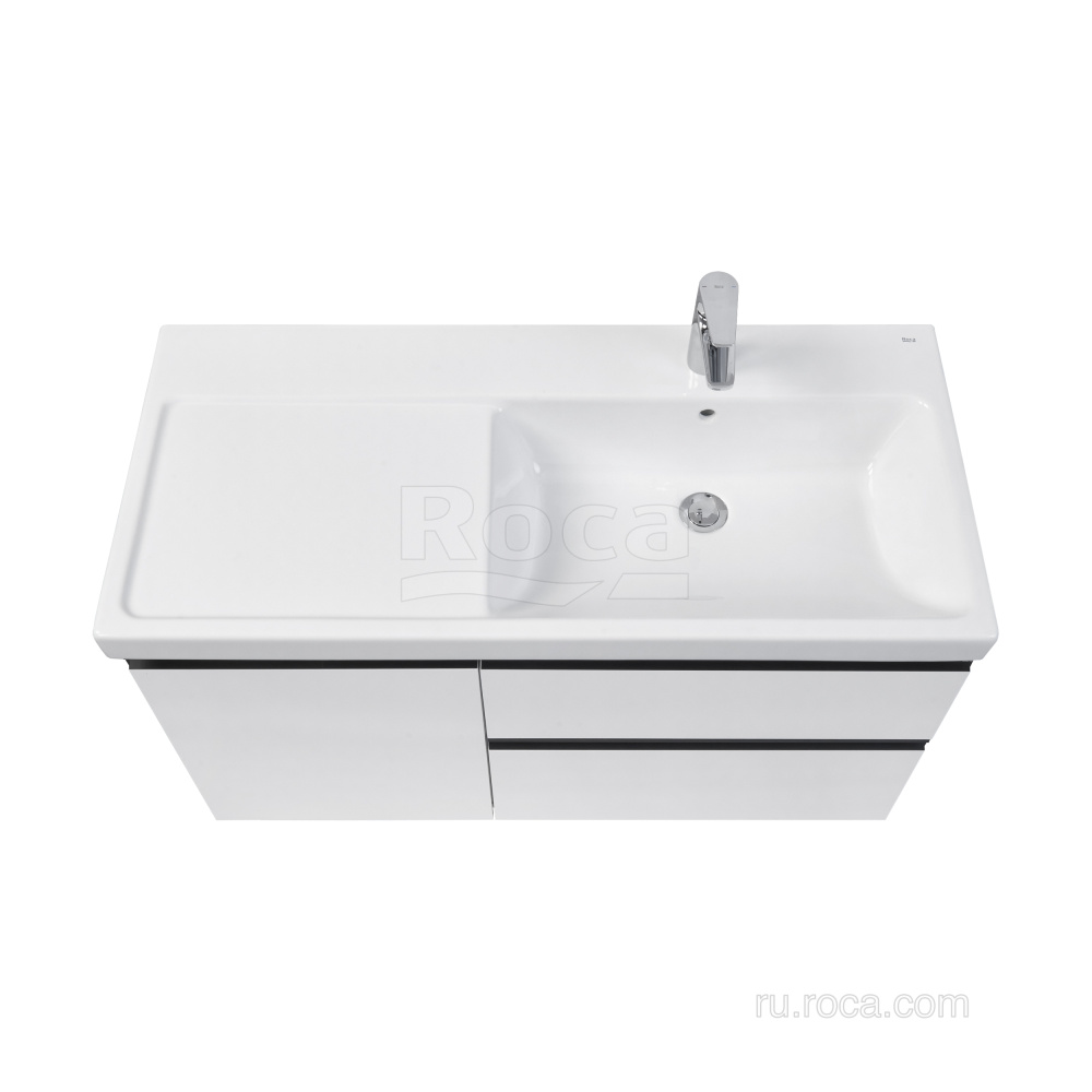 Фото Тумба под раковину Roca Domi (A857478806) белый глянцевый
