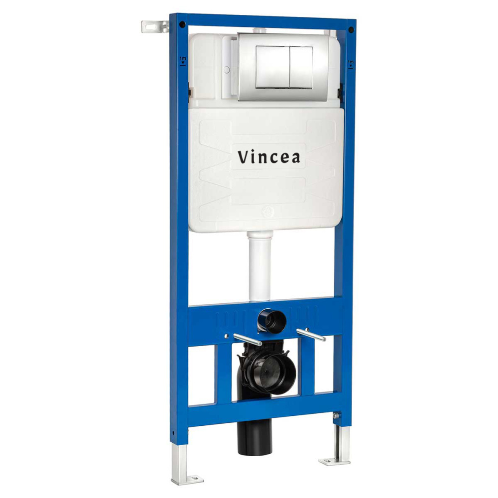 Инсталляция для подвесного унитаза Vincea (VIS-601) белый. синий