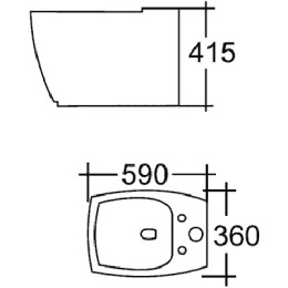 Фото Биде Cezares Flamingo CZR-612 напольное