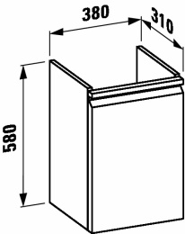Фото Комплект мебели Laufen Pro 38 см (4.8301.2.095.463.1)