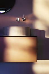 Тумба подвесная Laufen Sonar 4.0542.4.034.040.1 118 см под 2 раковины-чаши 8.1234.0/1/2/3, вырезы сл