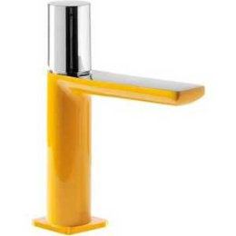 Фото Смеситель для раковины оранжевый однорычажный, открытый излив Tres Loft 20011001NAD