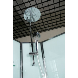 Душевая кабина 90x90x225 BelBagno (UNO-CAB-A-2-90-C-CR) хром, Без гидромассажа, акрил, Поддон средни