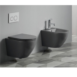 Унитаз подвесной Azario Grado (AZ-0046N-MB) Черный матовый