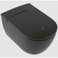 Унитаз-биде Villeroy&Boch Viclean V0E200R7 подвесной, CeramicPlus, цвет-Pure Black