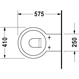 Подвесной унитаз Duravit Starck 1 0210090064, белый