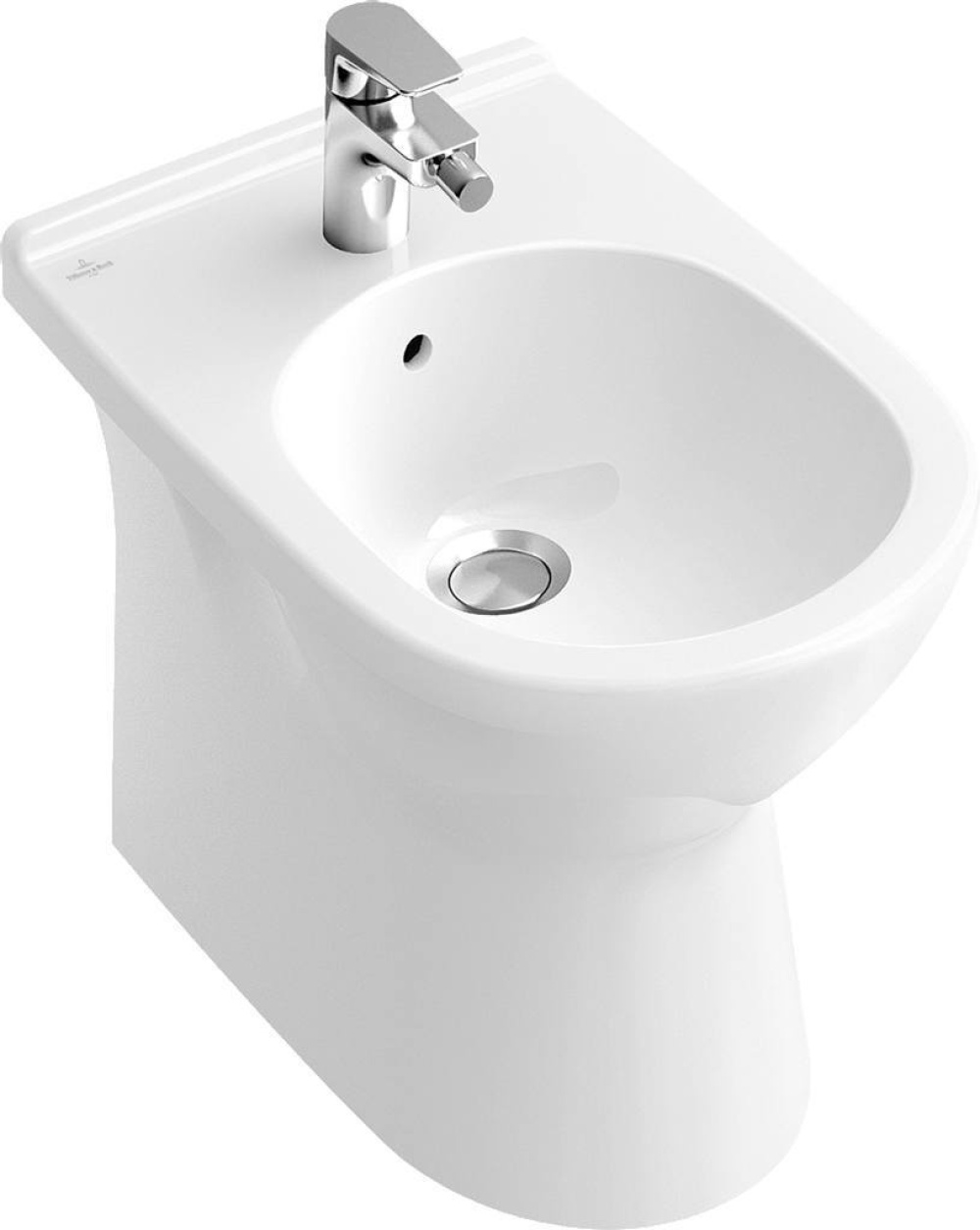 Фото Villeroy&Boch O'Novo 546100R1 Биде напольное (альпийский белый)