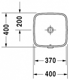 Фото Раковина 37 см Duravit Durastyle 0373370000, белый
