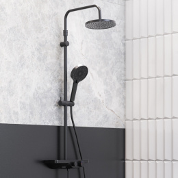 Душевая система Damixa Apollo (947730300) черный