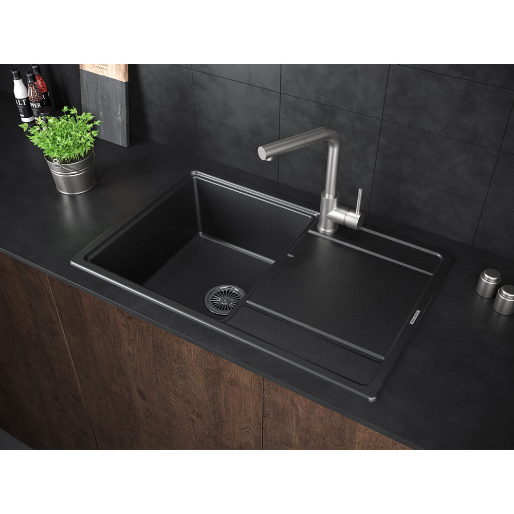 Мойка для кухни Paulmark Flugen (PM217850-BL) чёрный