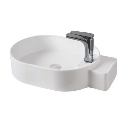 Фото Раковина накладная ArtCeram Cartesio (CAL001 05 00) белый матовый