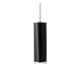 Ершик для унитаза WasserKRAFT K-1027BLACK, напольный, черный/хром