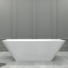 Фото Ванна из искусственного камня ABBER Stein AS9619 белая матовая