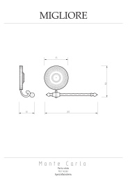 Фото Держатель туалетной бумаги Migliore Montecarlo (31507) хром