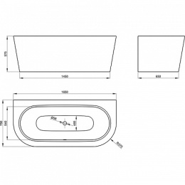 Ванна стальная Bette BETTESTARLET 8300-000+CWVVK с фронтальной панелью