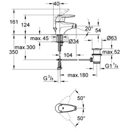 Фото Смеситель Grohe Eurodisc New 33184000 для биде