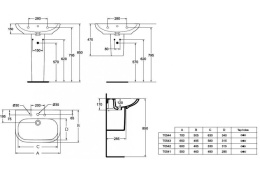Фото Ideal Standard Active T054201 Раковина на 60 см