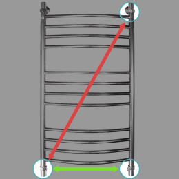 Водяной полотенцесушитель Energy Prestige 60х40