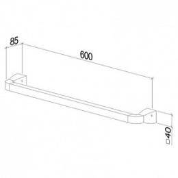 Villeroy & Boch (Dornbracht) Square 83.060.910.00 хром