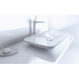 Смесители для ванной Hansgrohe PuraVida 15081400 - Высокий смеситель для раковины ComfortZone 200 (белый - хром)