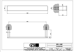 Полотенцедержатель Gessi Ispa (41697#031) хром