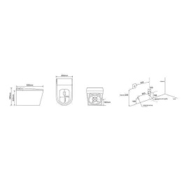 Фото Унитаз подвесной Grossman Smart GR-5702 (59х38х38) белый