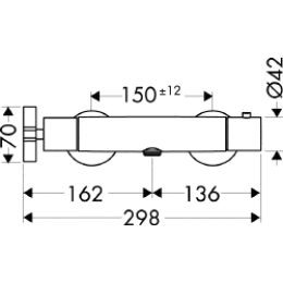 Hansgrohe Axor Citterio 39365000 Термостат для душа (хром)