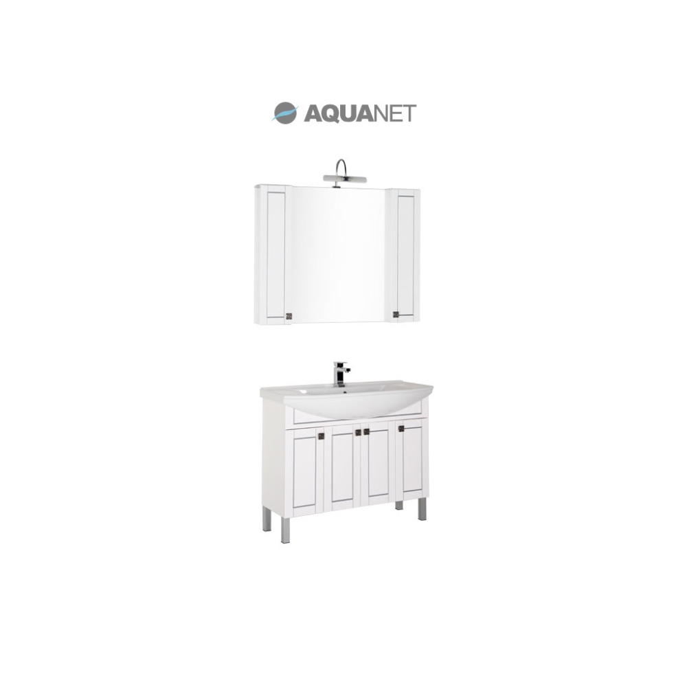 Мебель для ванной Aquanet Честер 105 белый/серебро
