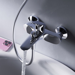 Фото Смеситель для ванны с душем Am.Pm Like (F8010016) хром