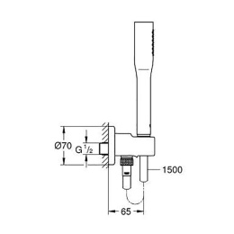 Душевой гарнитур Grohe Euphoria Cosmopolitan (26404000) хром