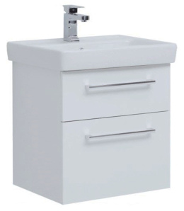 Тумба под раковину Dreja Q Max 77.0003W, 60 см, белый глянец