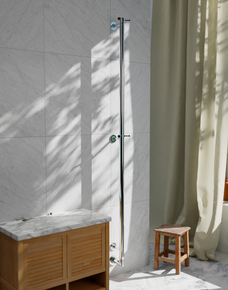 Фото Полотенцесушитель электрический Margaroli Acrobaleno 616X 616XCRB-1650, хром