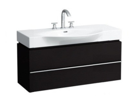 Тумба под раковину Laufen Palace New 4012520755481, антрацитовый дуб, 2 выдвижных ящика