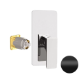 Смеситель для душа Remer Absolute AU30KBNO, чёрный матовый