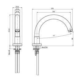 Излив для ванны F2158CR FIMA Carlo Frattini