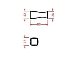 Крючок для полотенца ArtCeram Jazz (JZA013 01) белый