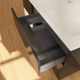 Villeroy Boch Finion F060MTPH Тумба под раковину 1196х498 мм (white matt/glossy black)